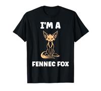 Small Funny Fennec Fox Canids Simple I'm a Fennec Fox Camiseta