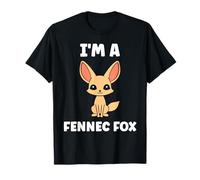 Small Funny Fennec Fox Canids Simple I'm a Fennec Fox Camiseta
