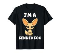 Small Funny Fennec Fox Canids Simple I'm a Fennec Fox Camiseta