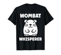 Small Funny Wombats Minimalist Animals Whisperer Wombat Camiseta