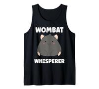 Small Funny Wombats Minimalist Animals Whisperer Wombat Camiseta sin Mangas