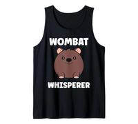 Small Funny Wombats Minimalist Animals Whisperer Wombat Camiseta sin Mangas