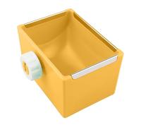Small Hamster Food Bowl, Small Pet Feeder, Cages Mountable Dish Anti-Tip Design, duals Use for Foods & Water for Hamster Bunny Hedgehog Cage Use, 2.95x2.56x4.13 Inches