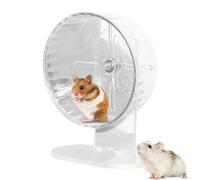 Small Hamster Wheel, Transparent Exercise Spinner Running Wheel, Height Adjustable Gerbil Toy, 7.09 Inches Pet Supplie for Hamsters, Hedgehogs, Fury Companion