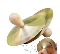 Small Hand Cymbals, Dancing Zills Cymbals, Professional Hand 3,54 pulgadas, diseño de alta calidad para adultos y niños para fiestas de baile y rendimiento, Gold