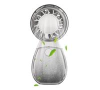 Small Handheld Fan - 3 Speed Silent Desk Device, USB Rechargeable