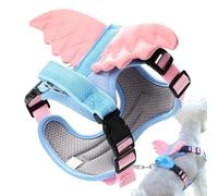Small Harness - No Jersey transpirable, adjustable Pet Walking Harness with Soft Padding for Comfort and Control, Reflective Outdoor Safety Gear for Daily Walks Camping Night Travel Car