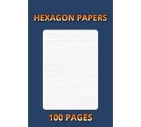 Small Hexagon Paper Notebook: 100 Pages of Small Hexagonal Grid Paper | 6×9 Inch Graph Notebook for Drawing, Design & Gaming Maps