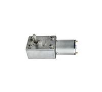 Small High Torque DC Motor 12V, Low RPM Wiper Motor, Dual Axis Self-Locking Gear with Long Shaft, Electric Motor Controller for High Torque Applications(Single Output Shaft,150rpm)