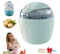 Small Home Mini Ice Cream Maker, 17oz Electric Gelato Sorbet Machine, One-Touch Control Fun Homemade Sorbet Maker for Frozen Yogurt,Family Kitchen Appliance
