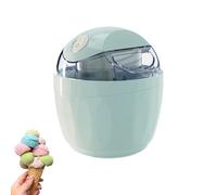 Small Home Mini Ice Cream Maker,DIY Makes Single Serving of Gelato,Electric Personal Gelato & Sorbet Machine,Frozen Yogurt with Pre-Freezer Bowl,Easy One-Touch Dessert Maker for Families (blue)