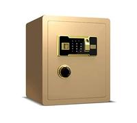 Small Home Personal For Money Steel, Fingerprint Electronic Digital Security Safe, with Programmable Keypad Lock, Secure Documents, Jewelry, Valuables, Gold
