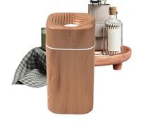 Small Humidifier, Portable 300ml Tank Quiet Mist Humidifier with Soft Night Light, Desktop Mini Air Purifier for Nursery, Living Room, Bedside, Nightstand, Home Office, Travel Use, Car