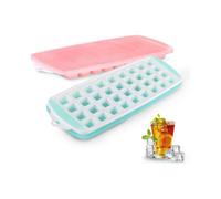 Small Ice Cube Trays with Lid,for Freezer with Lid,2 Pack Easy-Release