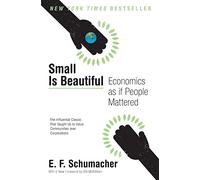 Small Is Beautiful: Economics as if People Mattered: 32 (Harper Perennial Modern Thought)