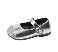 Small Leather Shoes Baby Shoes 1 to 3 Years Old Spring and Autumn Girls Sandals Winter Jagdstiefel Herren, plata, 20 EU