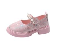 Small Leather Shoes Baby Shoes 1 to 6 Years Old Spring And Autumn Girls Sandals Zapatos Descalzos Bebé, rojo, 26 EU 3X-Estrecho