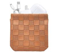 Small Makeup Bag - Automatic Closure Cosmetic Organizer | Portable Toiletry Bag for Women Girls Wives Busy Professionals Travel Brides Gym Wedding, marrón, Consulte la descripción, Consulte la