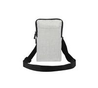 Small Men's Mobile Phone Crossbody Bag, Waterproof Mobile Phone Waist Bag, Beige, 7.2 Inch, 11 x 18.5 x 2.2 cm