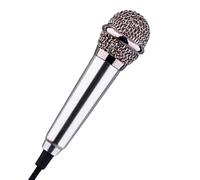 Small Microphone For Vlogging, Aluminum Alloy Mini Portable Earphone Microphone, Phone Instrument Recording For Clear Audio Capture and Content Creation | Podcast, Singing, Studio, Filming