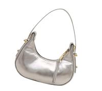 Small Moon Evening Bag Lightweight PU Handbag Fashion Top Handle Strap for Daily Commute and Casual Outfit Multi Pocket Mini Purse Organizer