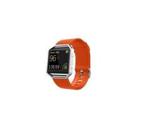 (Small,Orange)Venta Pulsera de silicona correa de muñeca reemplazo para reloj inteligente Fitbit Blaze Lo último