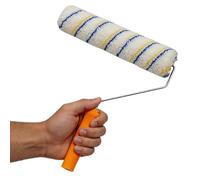 Small Paint Roller - High Density Lint- Roller Set, Precision Trim & Cabinet Painting Brush, Professional House Renovation Supplies, Tool | For Doors & Fences