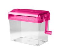 Small Paper Shredder, Compact Manual Document for Office Desk, Easy to Use with Hand Crank Function, Portable Design for Adults, Students, and Teachers, Black, Individual Packaging
