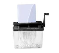 Small Paper Shredder, Compact Manual Document Shredding Machine for Desk, 6,69 x 3,74 x 5,91 pulgadas Workplace Supplies for Adults Students, Teachers, Easy Disposal of Bills Mail Receipts Or School