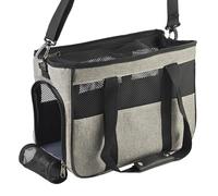 Small Pet Bag, Travel Sling Carrier, Multi-Pocket Design, Breathable Fabric, Flexible Fit Strap, Perfect for Holiday Outings, Road Trips, Camping Adventures, and Daily Pet Walking
