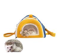 Small Pet Carrier, Chinchilla Travel Pouch, Portable Animal Carrying Case, 9.45x6.69x7.48 Inches Soft Ventilated Bag for Hamster, Rabbit, Gerbil, Hedgehog, and Sugar Glider Travel