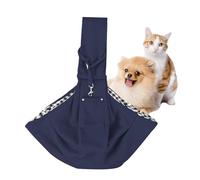 Small Pet Carry Bag - Hands Free Carrier for Walking and Commuting | Breathable Fabric with Adjustable Strap, Interior for Cat or Dog, Ideal for Shopping, Vet Trips, Daily Travel