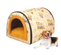 Small Pet House - Weather-Resistant Cat Dog Cave, Enclosed Dog and Cat Bed, Comfortable Pet Shelter, Portable Small Animal House with Handle, Indoor Outdoor Den, | For Balcony Garden Living R
