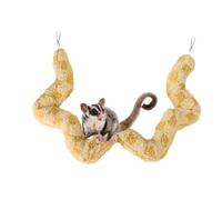 Small Pet Rope Toy - Flexible Climbing Supplies for Hamsters Chinchillas and Birds, Engaging Cage Accessory with Sturdy Construction, Functional Play Tool, Ideal for Apartment Bedroom Study Animal She
