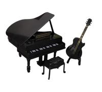 Small Piano Model, Mini House Decoration, Musical Instrument Model | Piano Room House Decoration for Children's Day Birthday Easter, Exquisite Workmanship