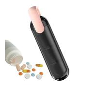Small Pill Organizer, Pill Box Organizer, Travel Medicine Box, Dosed Pill Compartments, Compartments Travel Pill Organizer, Daily Pill Case Pill Box For Pocket Purse, Portable Pill Container