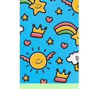 Small portable notebook, size 4x6 inches, 18 lines, 120 pages