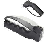 Small Portable Whetstone, Kitchen Sharpener, Comfortable Grip Sharpening Tool, Ideal para Scissors, Paring Cutters, Shears, Utility Knives, Compact And Easy To Use, Travel-Friendly