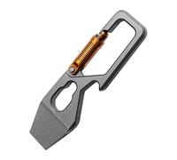 Small Pry Bar, Titanium Alloy Tool, Versatile Crowbar Accessory, Camping Pry Tool, Bottle Opener Crowbar, Key Chain Tool, Everyday Carry Pry, Compact Pry Bar, Lightweight Crowbar Tool