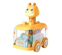 Small Pull Back Car, Transparent Push and Go Toy, Friction Powered Mini Vehicle, Sturdy Interactive Design, Fun Motion Playset, Made of Abs Material, 4.92x3.74x2.76inches