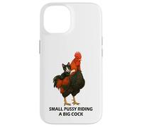 Small Pussy Riding a Big Cock Funny Pussy Meme Adult Joke Carcasa para iPhone 14