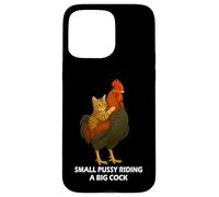 Small Pussy Riding a Big Cock Funny Pussy Meme Adult Joke Carcasa para iPhone 15 Pro MAX