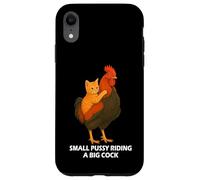 Small Pussy Riding a Big Cock Funny Pussy Meme Adult Joke Carcasa para iPhone XR