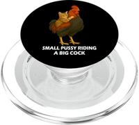 Small Pussy Riding a Big Cock Funny Pussy Meme Adult Joke PopSockets PopGrip para MagSafe