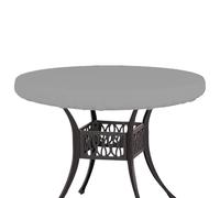 Small Round Patio Table Cover Waterproof 30 Inch, Outdoor Bistro Furniture Protectors, Windproof Elastic Fitted Tablecloths, Heavy Duty Garden Decking Tarpaulins For Balcony Terrace Porch Backyard