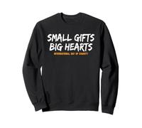 Small s Big Hearts Día Internacional de la Caridad de la Bondad Sudadera