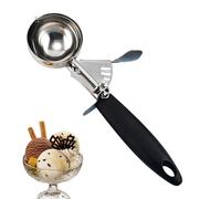 Small Scoop - Cuchara de helado, cookie Scoop, no stick Scooper Stainless Steel Ice Cream Scoop, Heavy Duty Kitchen Gadgets Spoon, Baking Tools For Spooning Cookie Dough, Sorbete & Fruit
