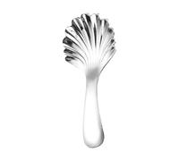 Small Shell Spoon, 1.65inch Vintage Shell Shape Spoon, Stainless Steel Short Handle Tablespoon for Elegant Serving, Comfortable Grip Function with Polished Mirror Finish for Kitchen, Restaurant