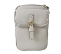 Small Shoulder Bag - Vintage Anti Theft Leather Bag with Card Slots and Built-In Wallet, Adjustable Strap, and Large Capacity Design for Business, Travel, Wedding, 6.3 Inches