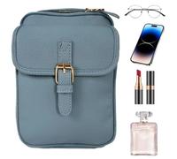 Small Shoulder Bag - Vintage Anti Theft Leather Bag with Card Slots and Built-In Wallet, Adjustable Strap, and Large Capacity Design for Business, Travel, Wedding, 6.3 Inches